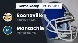 Recap: Booneville  vs. Mantachie  2018