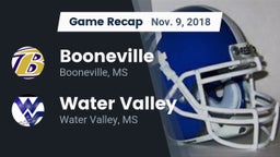 Recap: Booneville  vs. Water Valley  2018