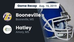 Recap: Booneville  vs. Hatley  2019