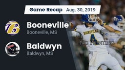 Recap: Booneville  vs. Baldwyn  2019