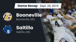 Recap: Booneville  vs. Saltillo  2019