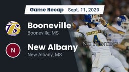 Recap: Booneville  vs. New Albany  2020