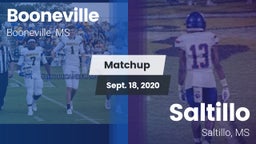 Matchup: Booneville vs. Saltillo  2020