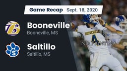 Recap: Booneville  vs. Saltillo  2020