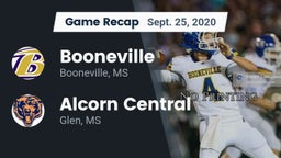 Recap: Booneville  vs. Alcorn Central  2020