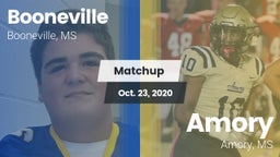 Matchup: Booneville vs. Amory  2020