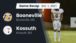 Recap: Booneville  vs. Kossuth  2021