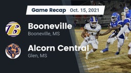 Recap: Booneville  vs. Alcorn Central  2021