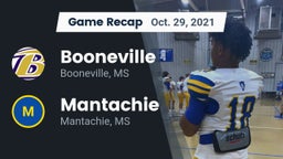 Recap: Booneville  vs. Mantachie  2021