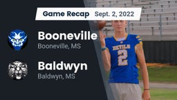 Recap: Booneville  vs. Baldwyn  2022