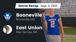 Recap: Booneville  vs. East Union  2022