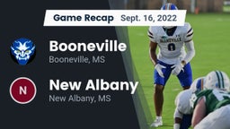 Recap: Booneville  vs. New Albany  2022