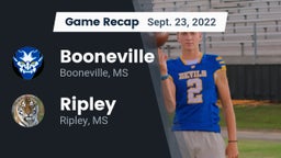Recap: Booneville  vs. Ripley  2022