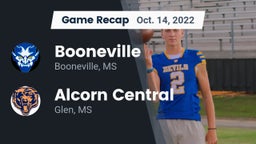 Recap: Booneville  vs. Alcorn Central  2022