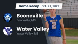 Recap: Booneville  vs. Water Valley  2022
