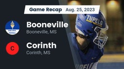 Recap: Booneville  vs. Corinth  2023