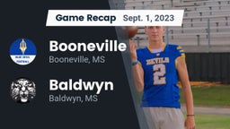 Recap: Booneville  vs. Baldwyn  2023
