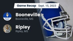 Recap: Booneville  vs. Ripley  2023