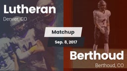 Matchup: Lutheran  vs. Berthoud  2017