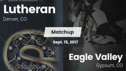Matchup: Lutheran  vs. Eagle Valley  2017