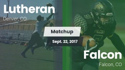 Matchup: Lutheran  vs. Falcon   2017