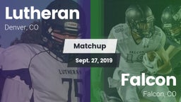 Matchup: Lutheran  vs. Falcon   2019
