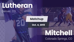 Matchup: Lutheran  vs. Mitchell  2019