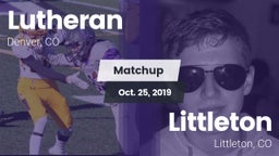 Matchup: Lutheran  vs. Littleton  2019