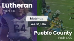 Matchup: Lutheran  vs. Pueblo County  2020