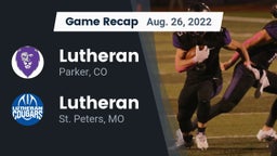 Recap: Lutheran  vs. Lutheran  2022