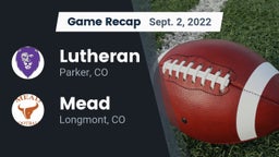 Recap: Lutheran  vs. Mead  2022