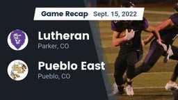 Recap: Lutheran  vs. Pueblo East  2022