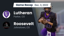 Recap: Lutheran  vs. Roosevelt  2022