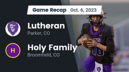 Recap: Lutheran  vs. Holy Family  2023