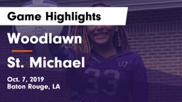 Woodlawn  vs St. Michael  Game Highlights - Oct. 7, 2019