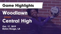 Woodlawn  vs Central High Game Highlights - Oct. 17, 2019