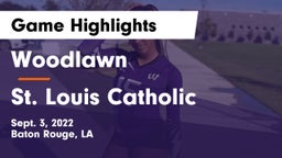 Woodlawn  vs St. Louis Catholic  Game Highlights - Sept. 3, 2022