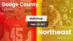 Matchup: Dodge County High vs. Northeast  2017