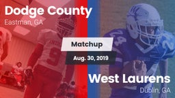 Matchup: Dodge County High vs. West Laurens  2019