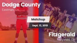 Matchup: Dodge County High vs. Fitzgerald  2019