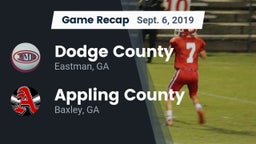 Recap: Dodge County  vs. Appling County  2019
