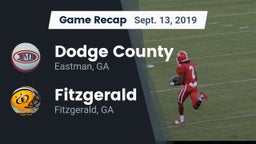 Recap: Dodge County  vs. Fitzgerald  2019
