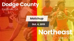 Matchup: Dodge County High vs. Northeast  2019