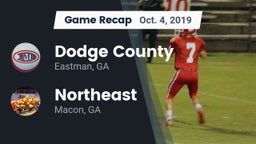 Recap: Dodge County  vs. Northeast  2019