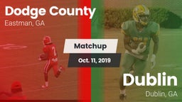 Matchup: Dodge County High vs. Dublin  2019