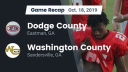 Recap: Dodge County  vs. Washington County  2019