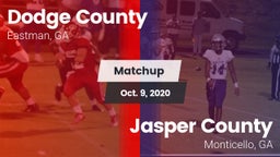 Matchup: Dodge County High vs. Jasper County  2020