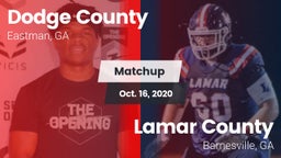 Matchup: Dodge County High vs. Lamar County  2020