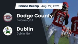 Recap: Dodge County  vs. Dublin  2021