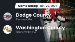 Recap: Dodge County  vs. Washington County  2021